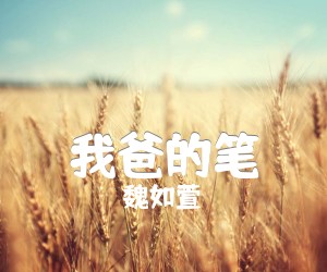 《我爸的笔吉他谱》_魏如萱_C调 图片谱1张