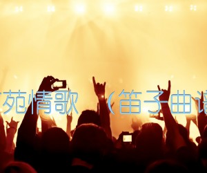 《竹苑情歌 （笛子曲谱）吉他谱》_佚名 图片谱1张