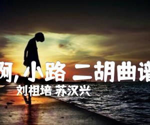 《啊,小路 二胡曲谱吉他谱》_刘祖培 苏汉兴_B调 图片谱1张