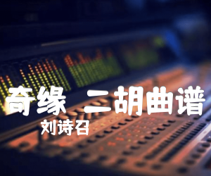 《奇缘  二胡曲谱吉他谱》_刘诗召 图片谱1张