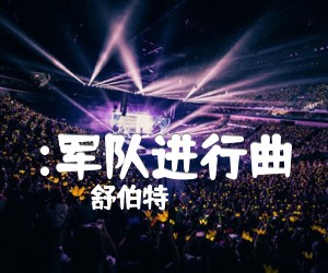 《:军队进行曲吉他谱》_舒伯特 图片谱1张