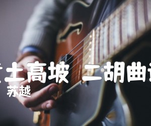 《黄土高坡  二胡曲谱吉他谱》_苏越 图片谱1张