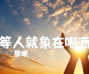 《等人就象在喝酒吉他谱》_廖岷_G调 图片谱1张