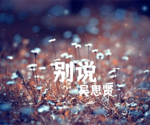 《别说吉他谱》_吴思贤_C调 图片谱1张