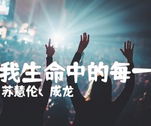 《在我生命中的每一天吉他谱》_苏慧伦、成龙_E调 图片谱1张