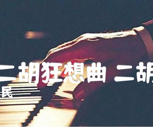 《第一二胡狂想曲 二胡曲谱吉他谱》_王建民 图片谱1张