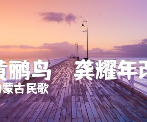 《小黄鹂鸟（  龚耀年改编）吉他谱》_内蒙古民歌 图片谱1张