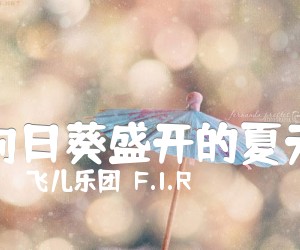 《向日葵盛开的夏天吉他谱》_飞儿乐团（F.I.R）_未知调 图片谱2张