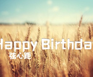 《Happy Birthday吉他谱》_弦心距 图片谱1张