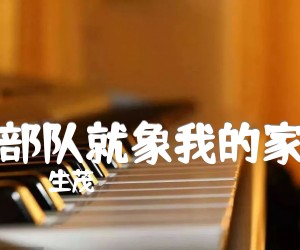 《部队就象我的家吉他谱》_生茂_吉他图片谱1张