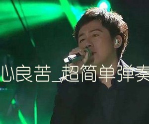 《用心良苦吉他谱》_张宇_超简单弹奏版_G调 图片谱2张