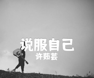 《说服自己吉他谱》_许茹芸 图片谱2张