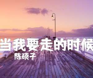 《当我要走的时候吉他谱》_陈硕子__C调六线谱标准版_C调 图片谱2张