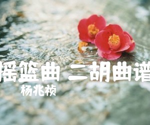 《摇篮曲 二胡曲谱吉他谱》_杨兆祯_D调_吉他图片谱1张