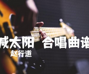 《喊太阳  合唱曲谱吉他谱》_赵行道_C调_吉他图片谱1张