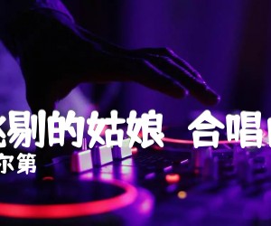 《爱挑剔的姑娘  合唱曲谱吉他谱》_威尔第_G调 图片谱1张