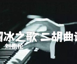 《溜冰之歌 二胡曲谱吉他谱》_刘德伦_B调 图片谱1张