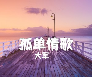 《孤单情歌吉他谱》_大军_C调 图片谱2张