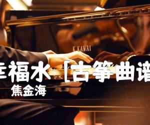 《幸福水  [古筝曲谱]吉他谱》_焦金海_吉他图片谱1张