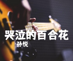 《哭泣的百合花吉他谱》_孙悦_吉他图片谱1张