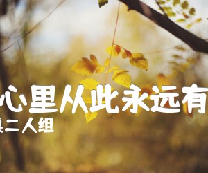 《在我心里从此永远有个你吉他谱》_办桌二人组 图片谱1张