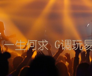 《陈百强 一生何求 G调玩易吉他版吉他谱》_群星_G调 图片谱1张