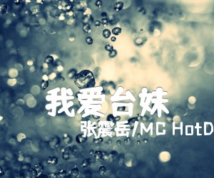 《我爱台妹吉他谱》_张震岳/MC HotDog_G调 图片谱1张