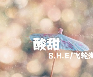 《酸甜吉他谱》_S.H.E/飞轮海_C调 图片谱1张