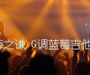 《演员 薛之谦 G调蓝莓吉他教学版吉他谱》_群星_G调 图片谱1张