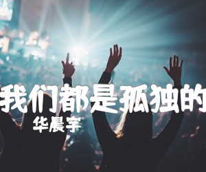 《我们都是孤独的吉他谱》_华晨宇_C调 图片谱1张