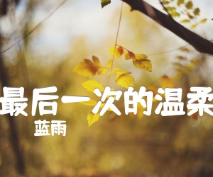 《最后一次的温柔吉他谱》_蓝雨_D调_吉他图片谱2张