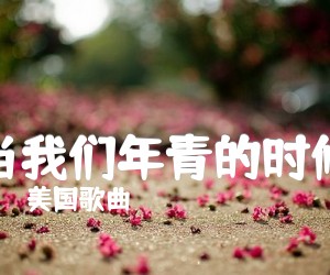 《当我们年青的时候吉他谱》_美国歌曲_C调 图片谱2张