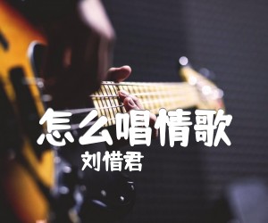 《怎么唱情歌吉他谱》_刘惜君 图片谱2张