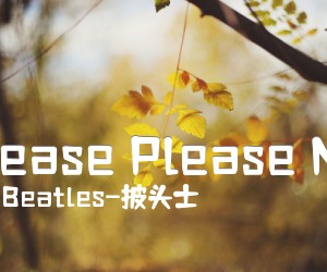 《Please Please Me吉他谱》_Beatles-披头士 图片谱3张