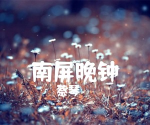 《南屏晚钟吉他谱》_蔡琴_C调 图片谱2张