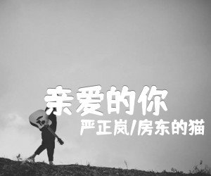 《亲爱的你吉他谱》_严正岚/房东的猫 图片谱3张