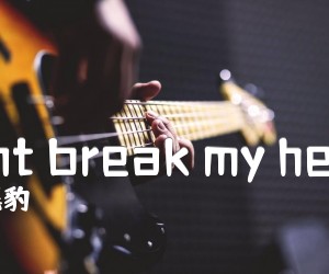 《Dont break my heart吉他谱》_黑豹_吉他图片谱1张