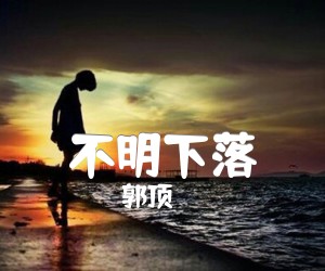 《不明下落吉他谱》_郭顶_C调 图片谱2张