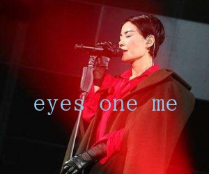 《eyes one me吉他谱》_王菲 图片谱2张