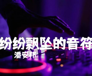 《纷纷飘坠的音符吉他谱》_潘安邦 图片谱1张