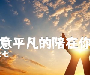 《我愿意平凡的陪在你身旁》