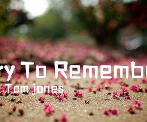 《Try To Remember吉他谱》_Tom jones 图片谱1张