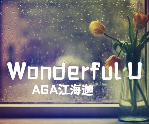 《Wonderful U吉他谱》_AGA江海迦 图片谱4张