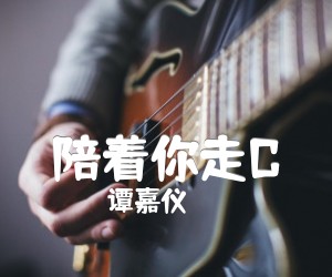 《陪着你走C吉他谱》_谭嘉仪 图片谱2张