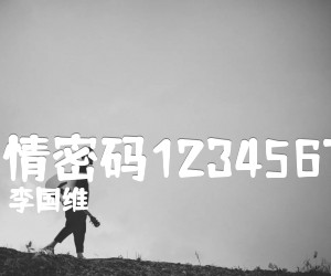 《爱情密码12345678吉他谱》_李国维 图片谱1张