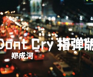 《Dont Cry 指弹版吉他谱》_郑成河 图片谱3张