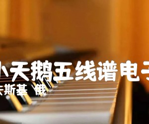 《四只小天鹅五线谱电子琴谱吉他谱》_柴可夫斯基（俄） 图片谱1张