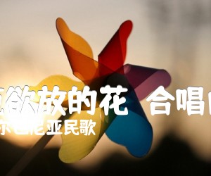 《含苞欲放的花  合唱曲谱吉他谱》_阿尔巴尼亚民歌_G调_吉他图片谱1张