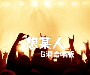 《想某人吉他谱》_G调合唱版_G调 图片谱1张