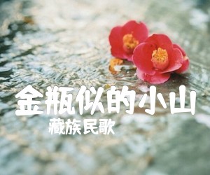 《金瓶似的小山吉他谱》_藏族民歌_D调 图片谱1张